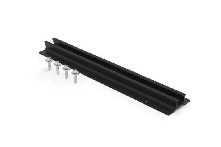 Stiprinājums Enerack Mini Rail, H-65mm, L-385mm, sudraba